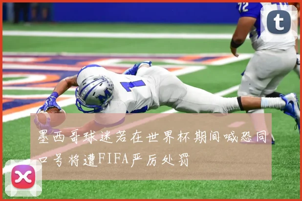墨西哥球迷若在世界杯期间喊恐同口号将遭FIFA严厉处罚